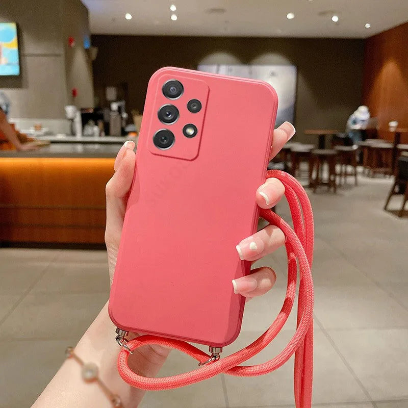 Soft Lanyard Hülle mit Crossbody Strap